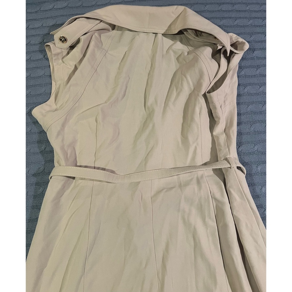 DressBarb Beige Trench Belted Dress - Picture 8 of 9